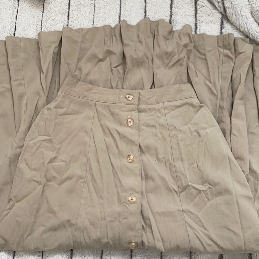 Vintage button down skirt